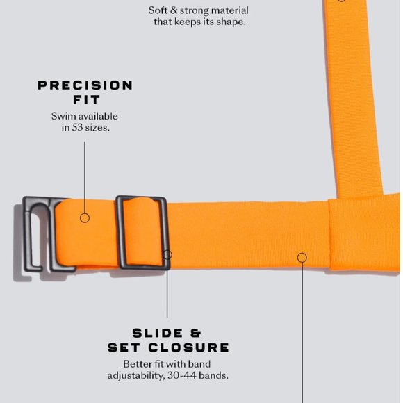 Orange Swim Top - Nectarine - CUUP The Balconette - Picture 7 of 7